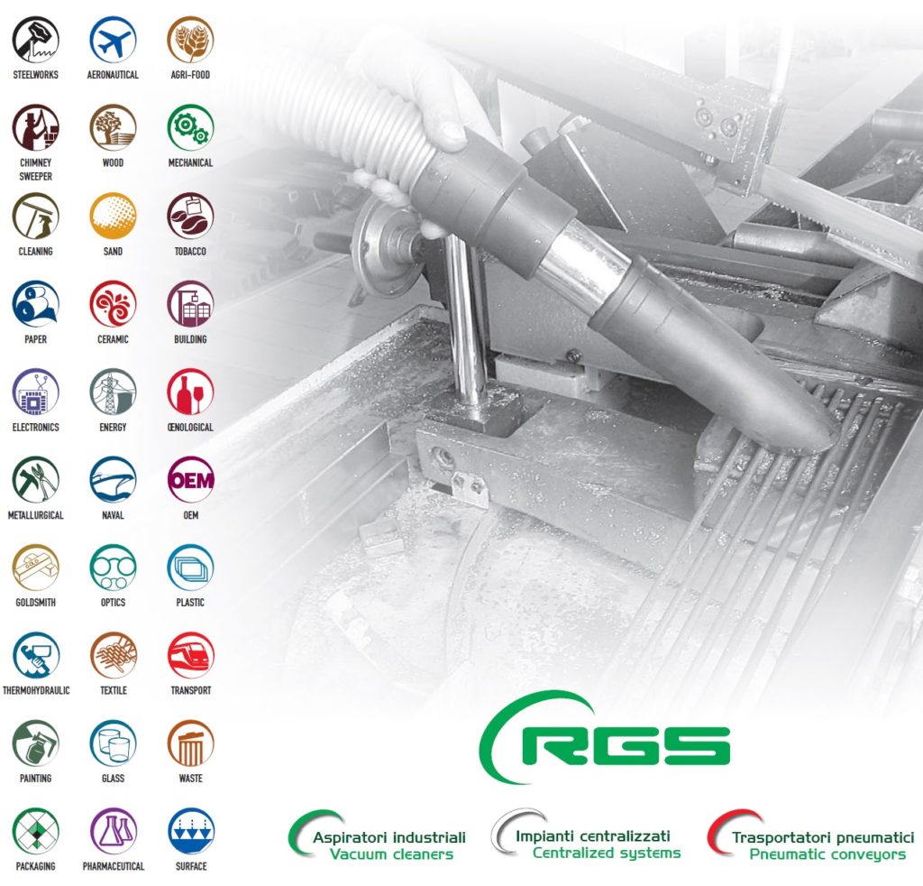 Odkurzacze przemysłowe RGS